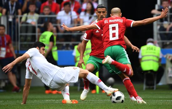 Футбол. ЧМ-2018. Матч Португалия - Марокко