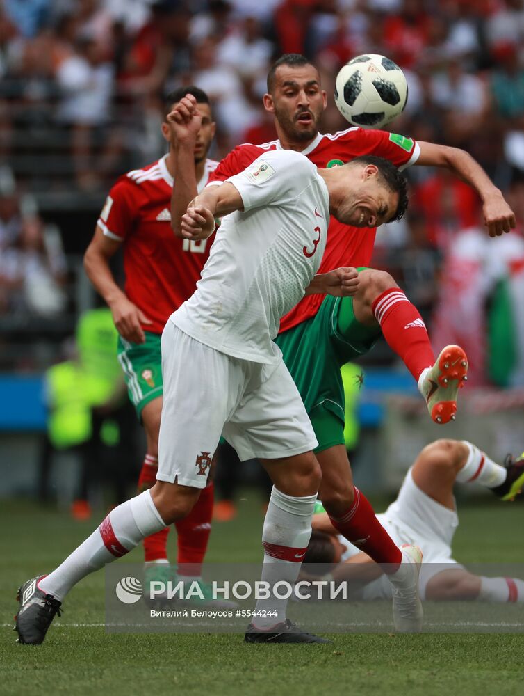 Футбол. ЧМ-2018. Матч Португалия - Марокко