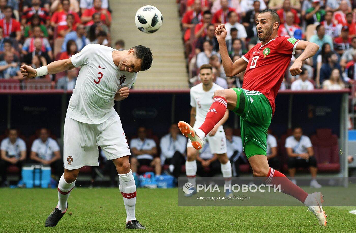 Футбол. ЧМ-2018. Матч Португалия - Марокко