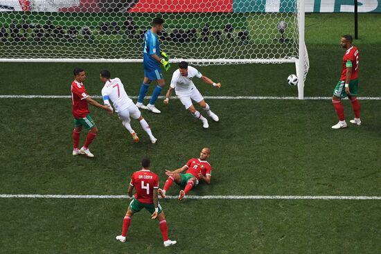 Футбол. ЧМ-2018. Матч Португалия - Марокко