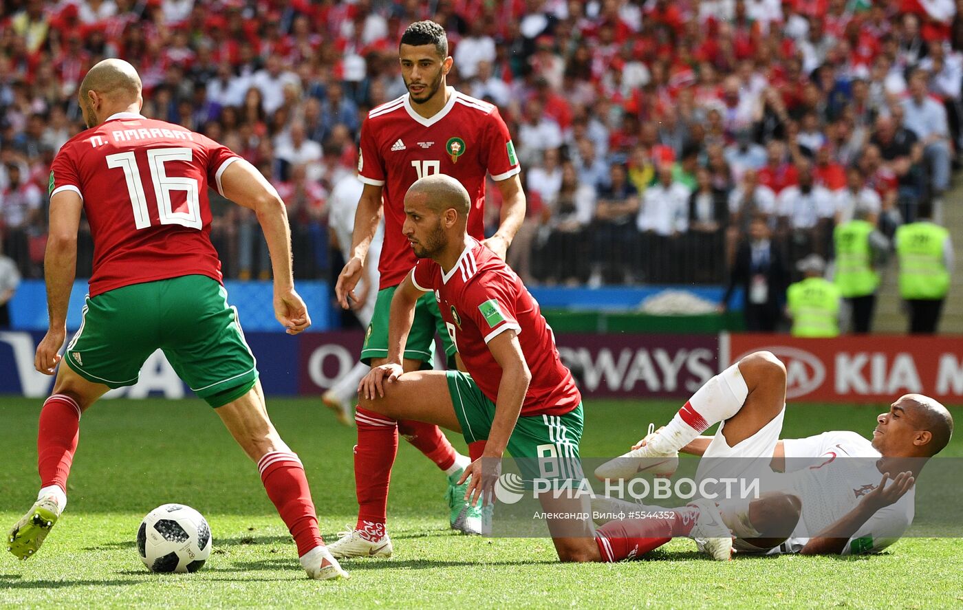 Футбол. ЧМ-2018. Матч Португалия - Марокко