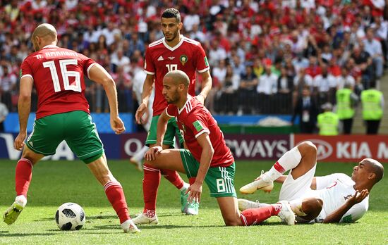 Футбол. ЧМ-2018. Матч Португалия - Марокко