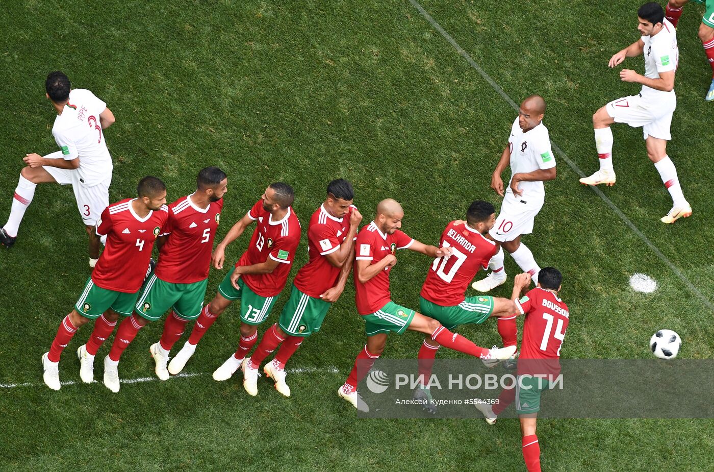 Футбол. ЧМ-2018. Матч Португалия - Марокко