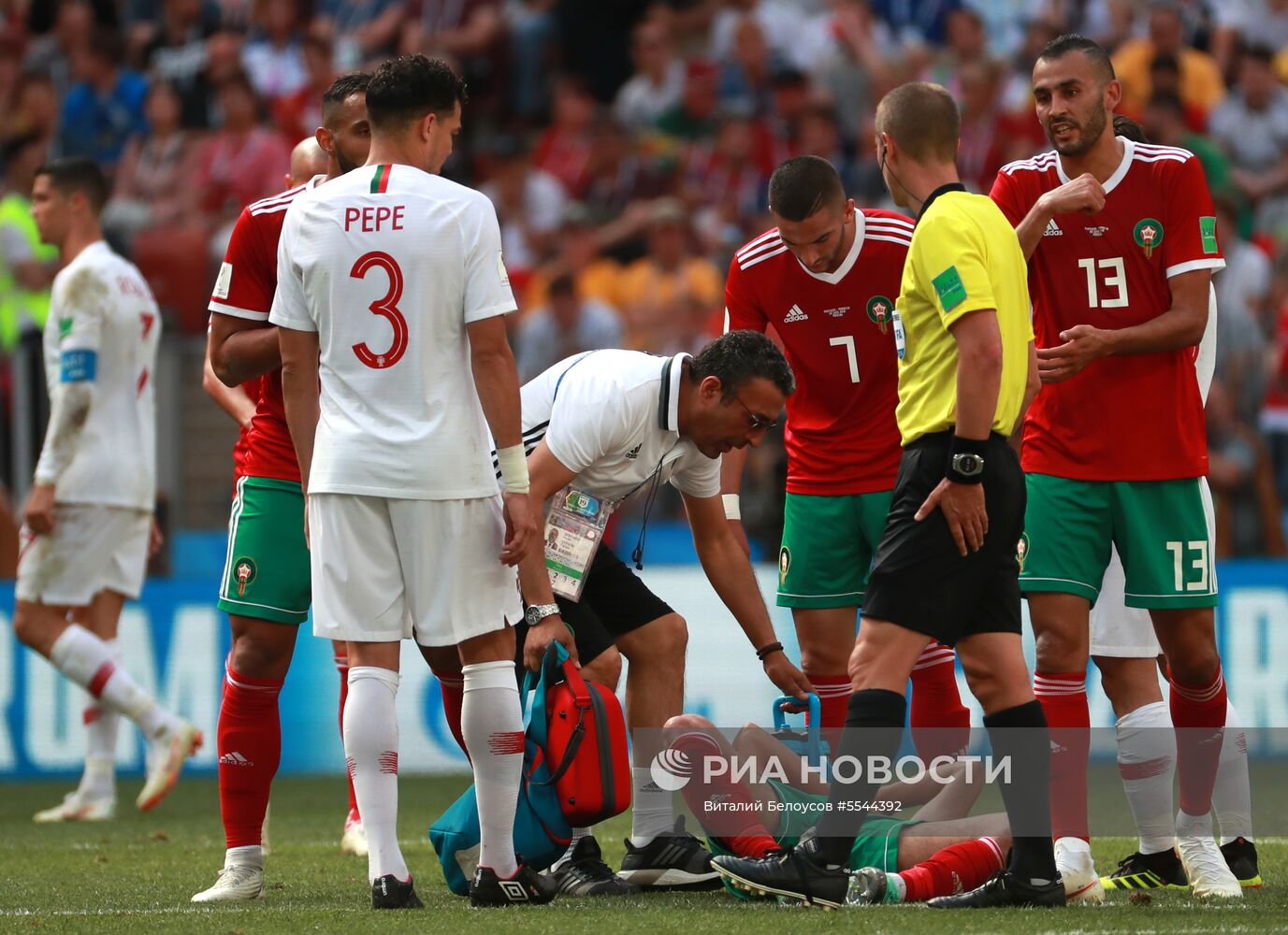 Футбол. ЧМ-2018. Матч Португалия - Марокко