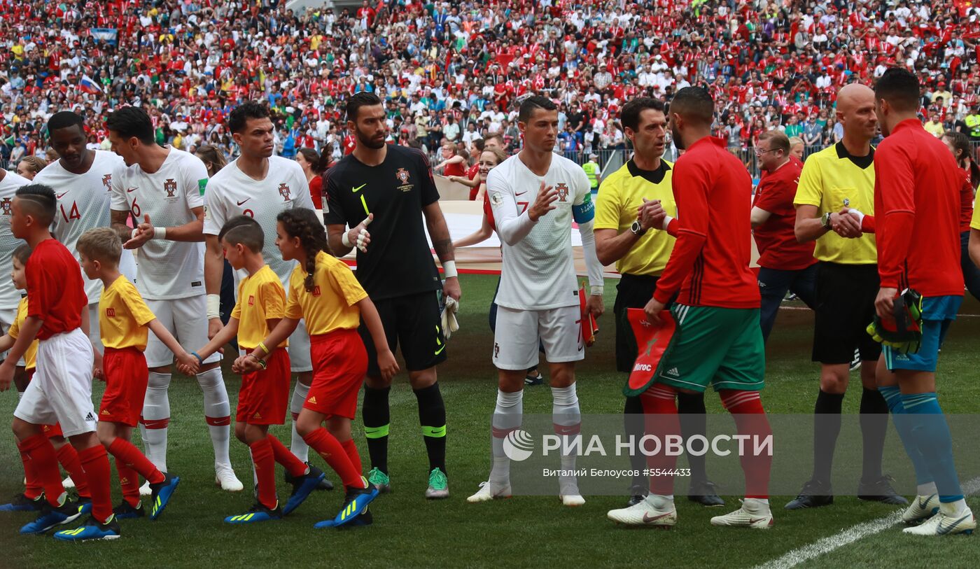 Футбол. ЧМ-2018. Матч Португалия - Марокко