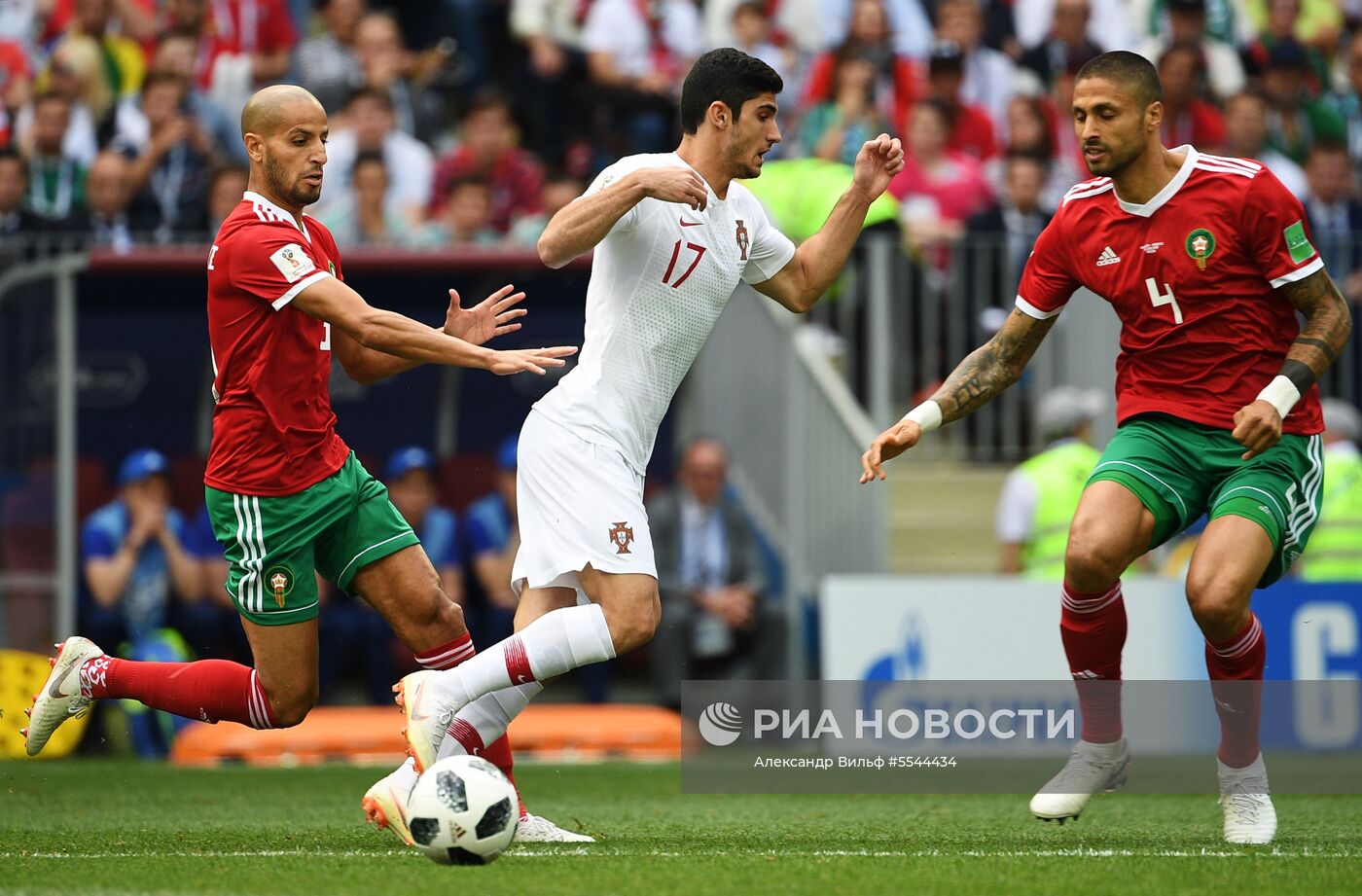 Футбол. ЧМ-2018. Матч Португалия - Марокко