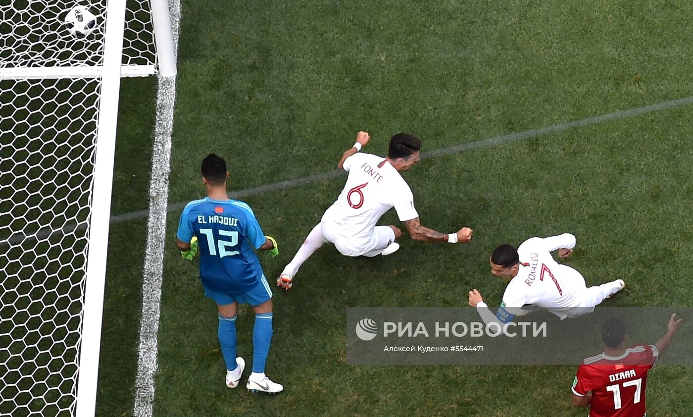 Футбол. ЧМ-2018. Матч Португалия - Марокко