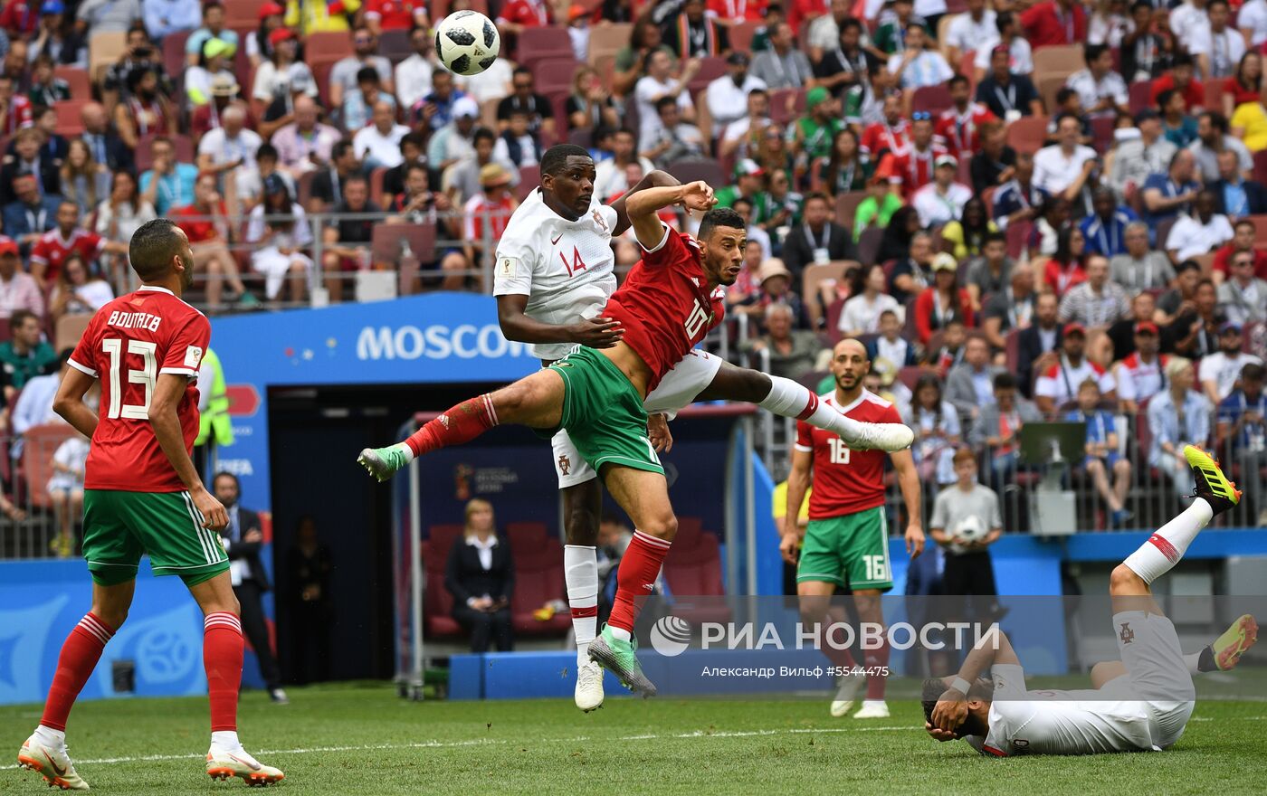 Футбол. ЧМ-2018. Матч Португалия - Марокко