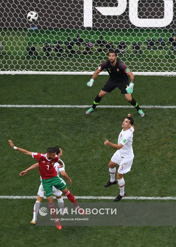 Футбол. ЧМ-2018. Матч Португалия - Марокко