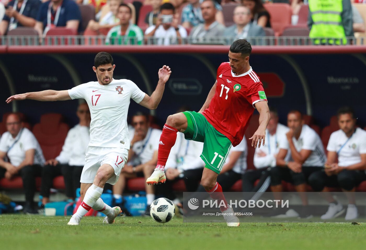 Футбол. ЧМ-2018. Матч Португалия - Марокко