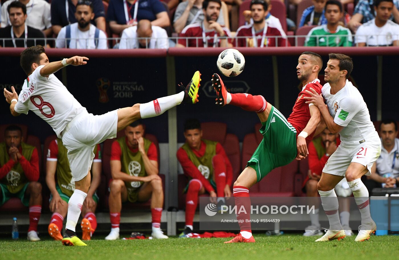 Футбол. ЧМ-2018. Матч Португалия - Марокко
