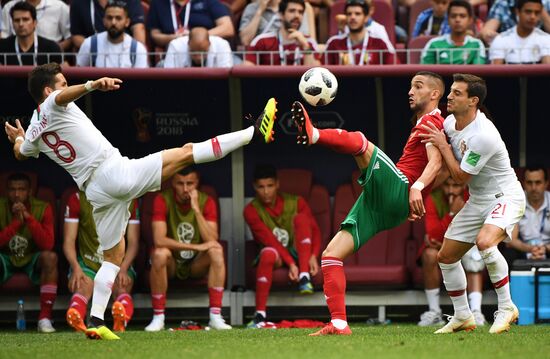 Футбол. ЧМ-2018. Матч Португалия - Марокко