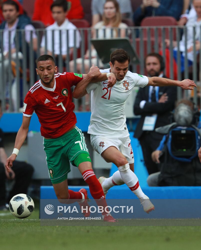Футбол. ЧМ-2018. Матч Португалия - Марокко