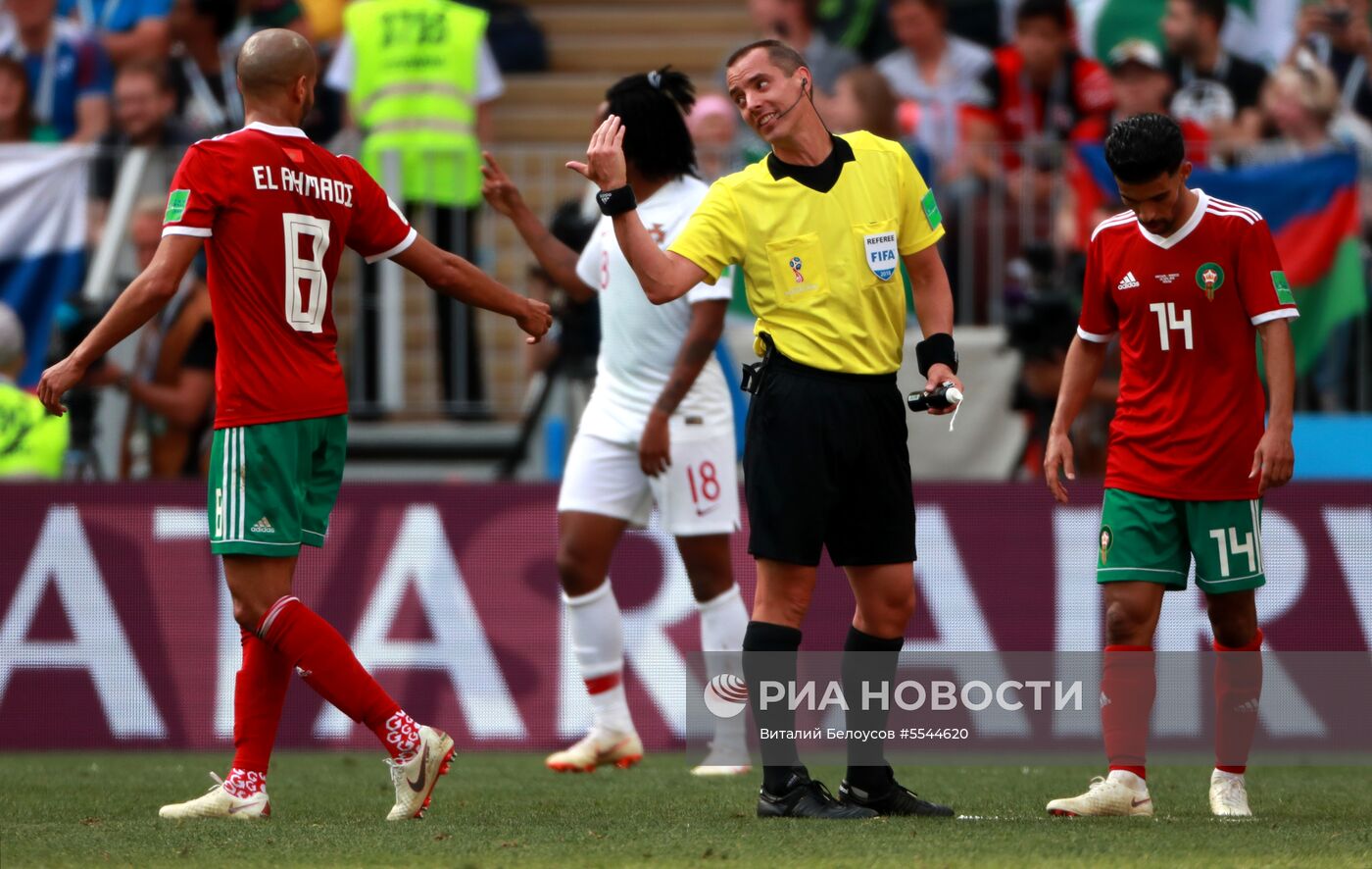 Футбол. ЧМ-2018. Матч Португалия - Марокко