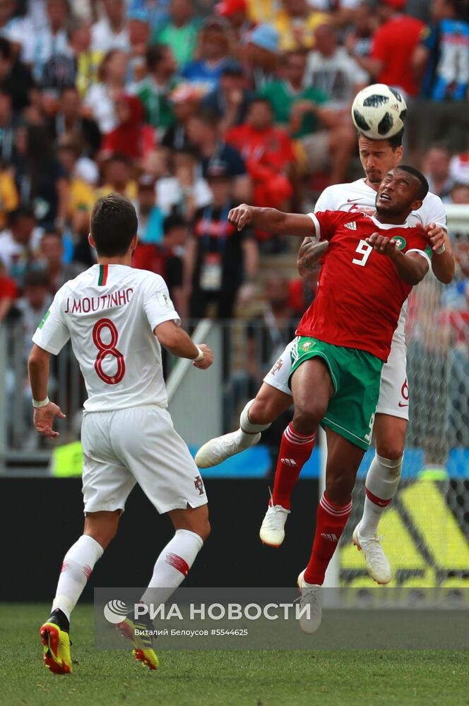Футбол. ЧМ-2018. Матч Португалия - Марокко
