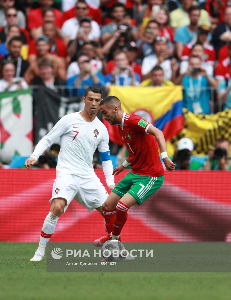 Футбол. ЧМ-2018. Матч Португалия - Марокко