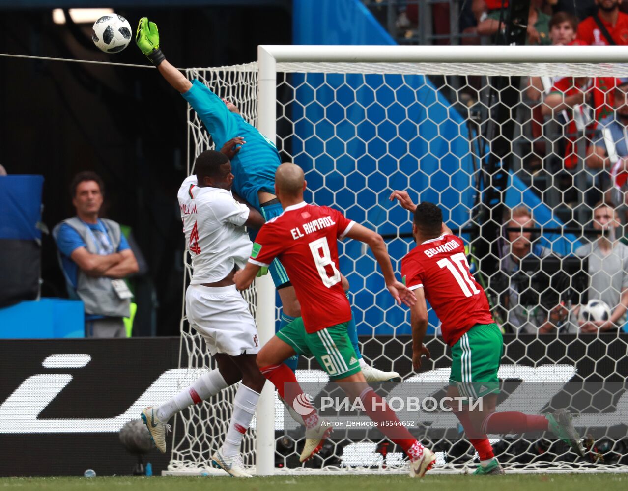 Футбол. ЧМ-2018. Матч Португалия - Марокко
