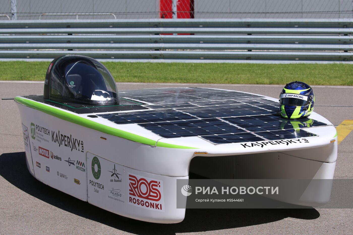 Испытание первого российского солнцемобиля