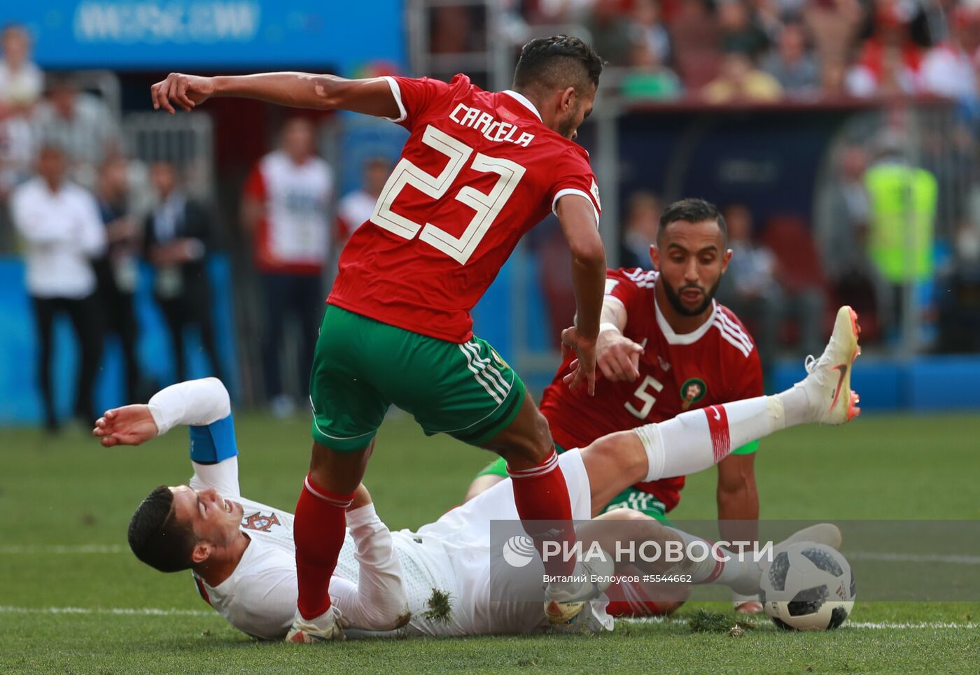 Футбол. ЧМ-2018. Матч Португалия - Марокко 
