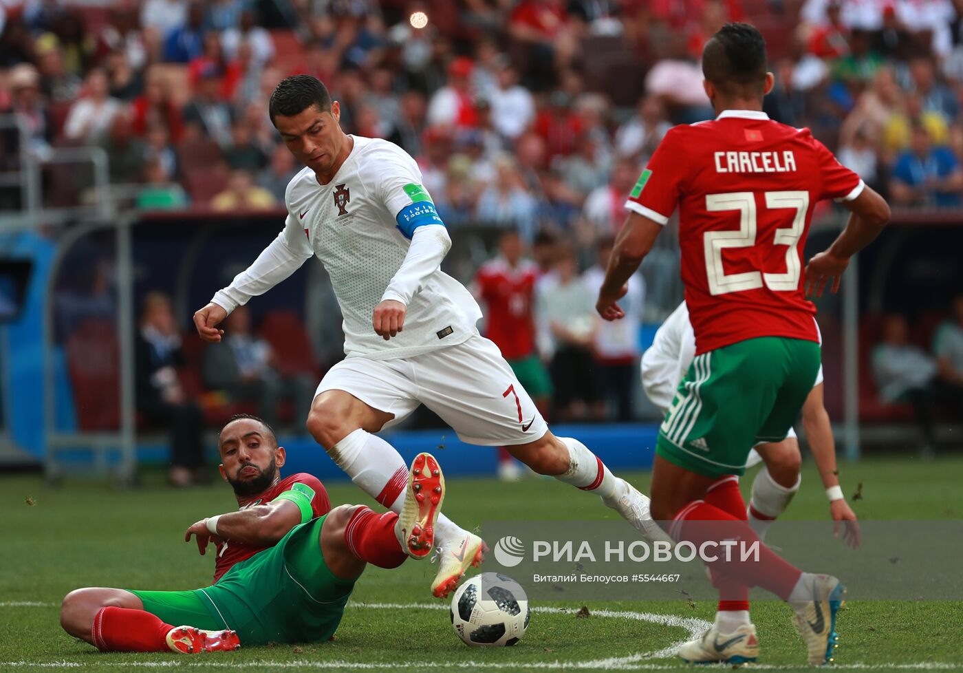 Футбол. ЧМ-2018. Матч Португалия - Марокко