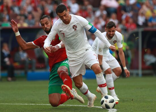 Футбол. ЧМ-2018. Матч Португалия - Марокко