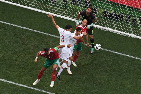 Футбол. ЧМ-2018. Матч Португалия - Марокко