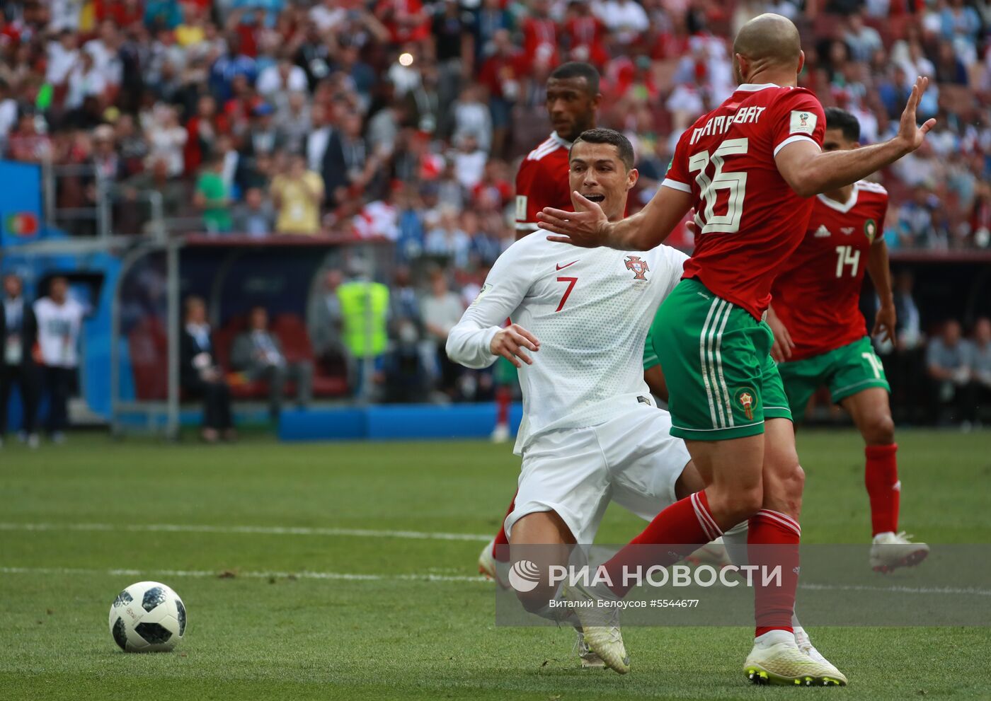 Футбол. ЧМ-2018. Матч Португалия - Марокко