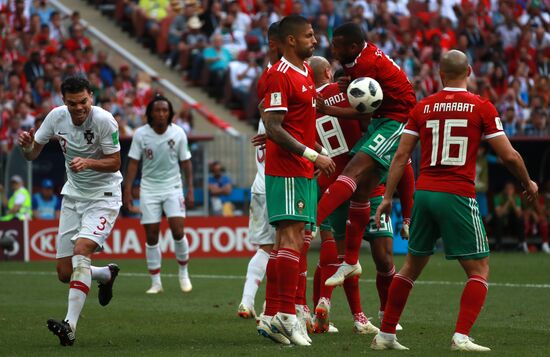 Футбол. ЧМ-2018. Матч Португалия - Марокко