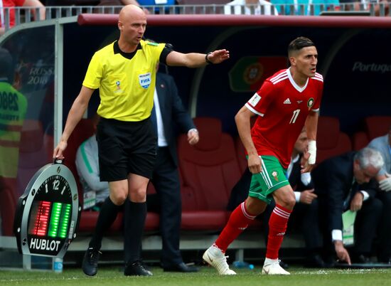 Футбол. ЧМ-2018. Матч Португалия - Марокко