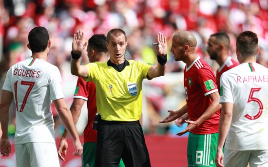 Футбол. ЧМ-2018. Матч Португалия - Марокко