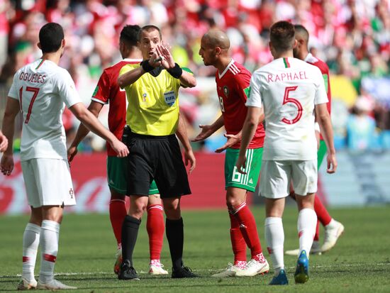 Футбол. ЧМ-2018. Матч Португалия - Марокко