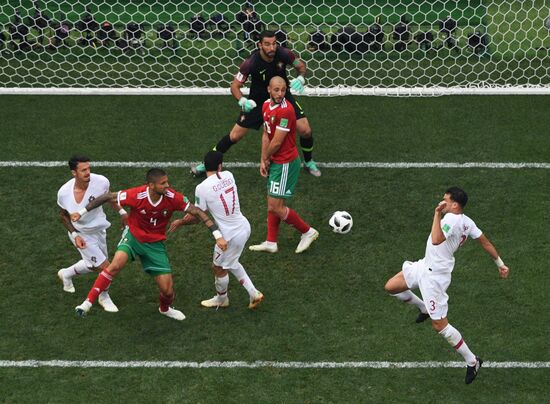 Футбол. ЧМ-2018. Матч Португалия - Марокко