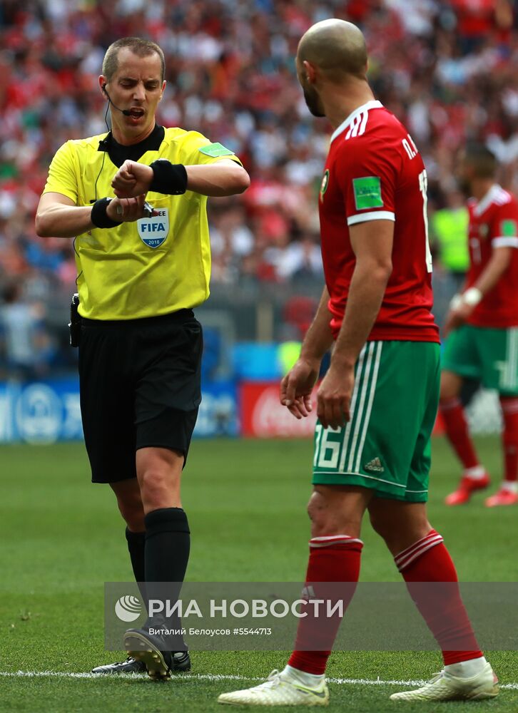 Футбол. ЧМ-2018. Матч Португалия - Марокко