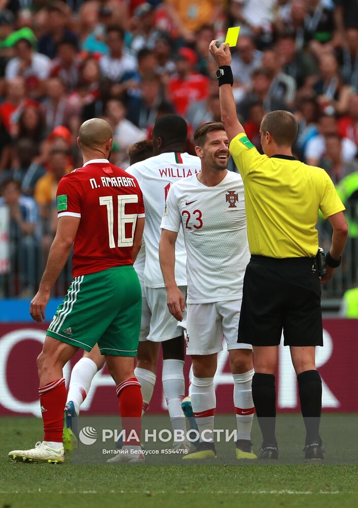 Футбол. ЧМ-2018. Матч Португалия - Марокко