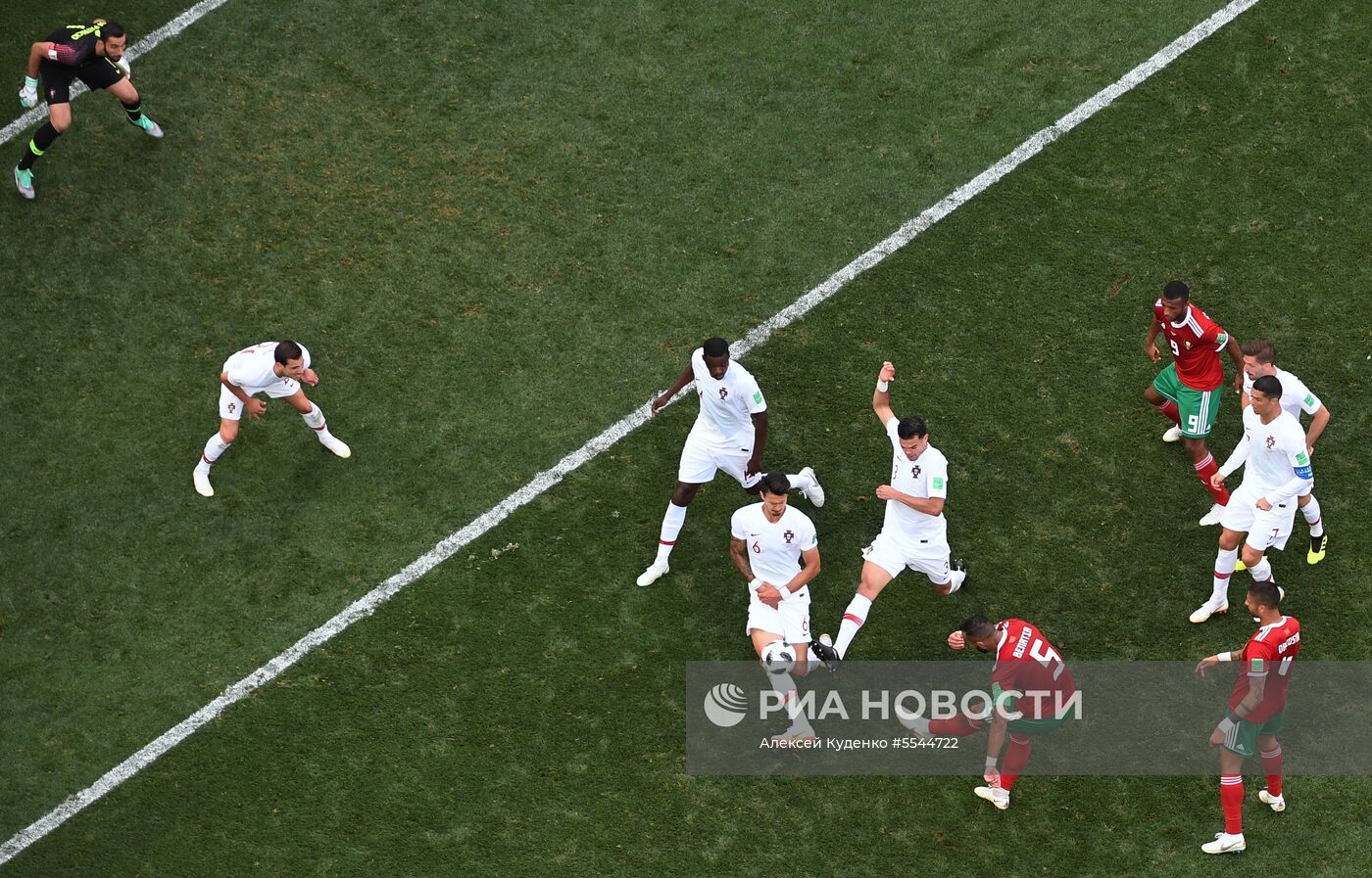 Футбол. ЧМ-2018. Матч Португалия - Марокко
