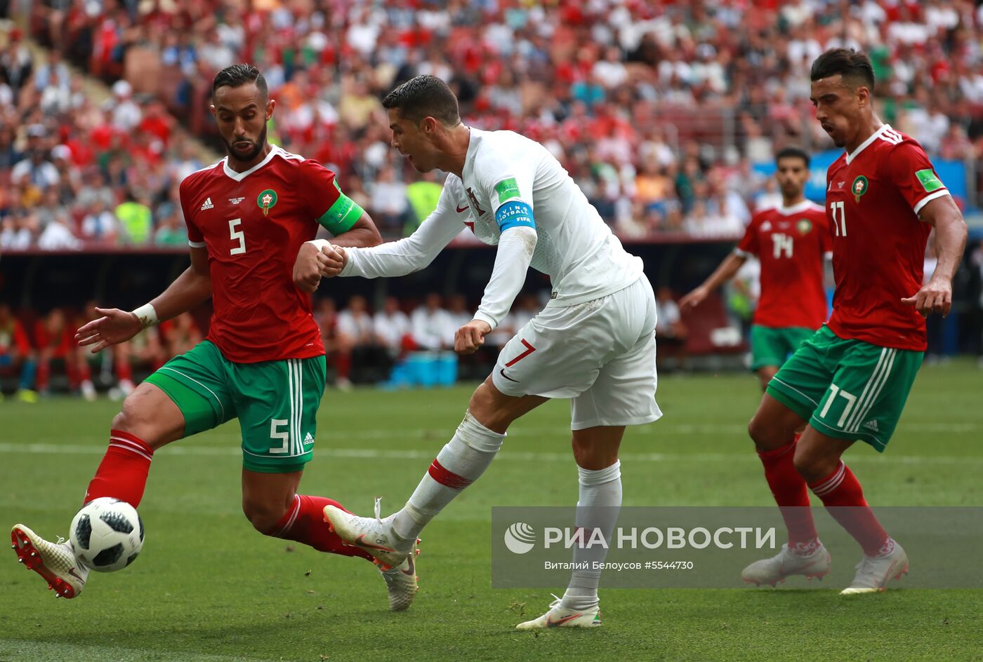 Футбол. ЧМ-2018. Матч Португалия - Марокко