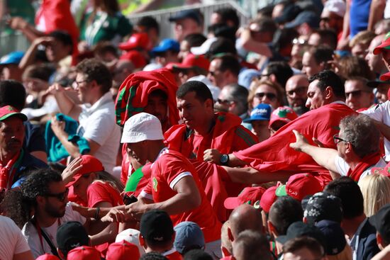 Футбол. ЧМ-2018. Матч Португалия - Марокко