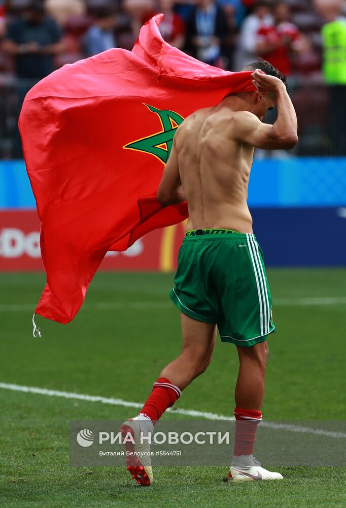 Футбол. ЧМ-2018. Матч Португалия - Марокко