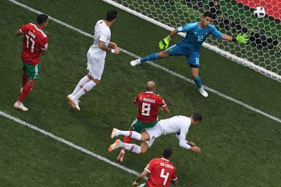 Футбол. ЧМ-2018. Матч Португалия - Марокко