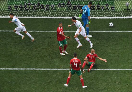 Футбол. ЧМ-2018. Матч Португалия - Марокко