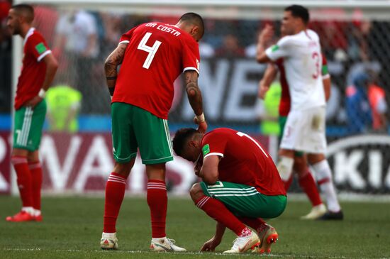 Футбол. ЧМ-2018. Матч Португалия - Марокко