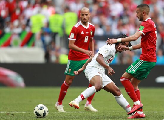 Футбол. ЧМ-2018. Матч Португалия - Марокко