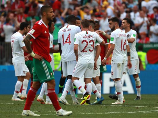 Футбол. ЧМ-2018. Матч Португалия - Марокко