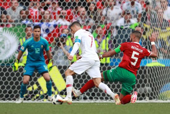 Футбол. ЧМ-2018. Матч Португалия - Марокко