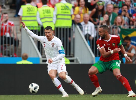 Футбол. ЧМ-2018. Матч Португалия - Марокко