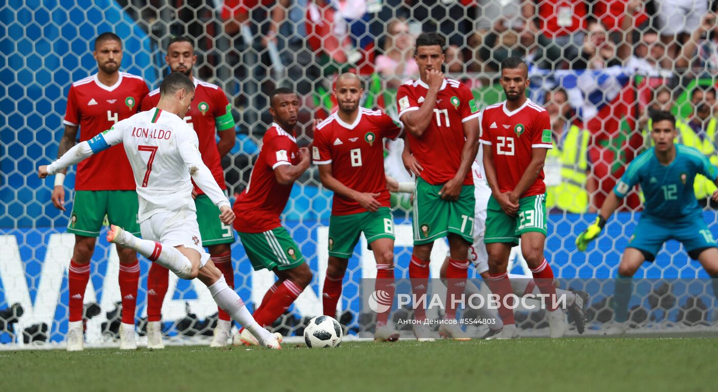 Футбол. ЧМ-2018. Матч Португалия - Марокко