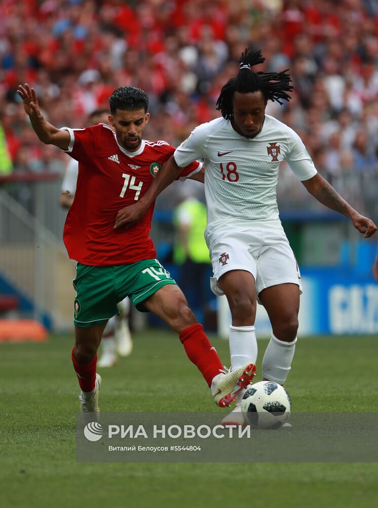 Футбол. ЧМ-2018. Матч Португалия - Марокко
