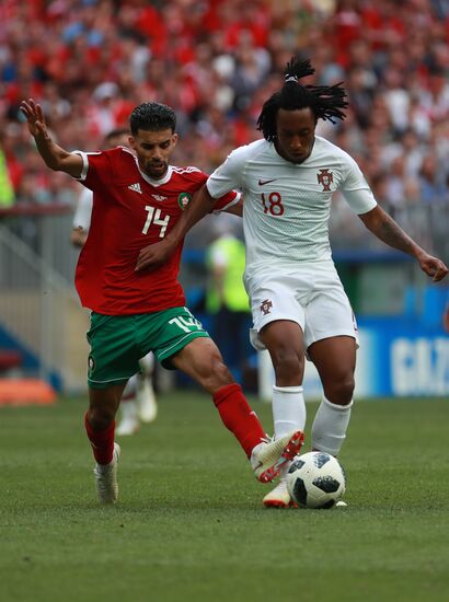 Футбол. ЧМ-2018. Матч Португалия - Марокко