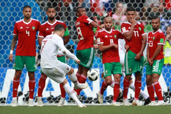 Футбол. ЧМ-2018. Матч Португалия - Марокко