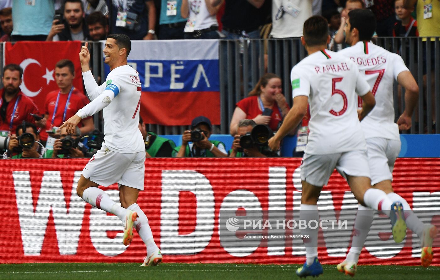 Футбол. ЧМ-2018. Матч Португалия - Марокко